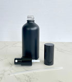 Cosmetic Glass Spray Bottle (Black)