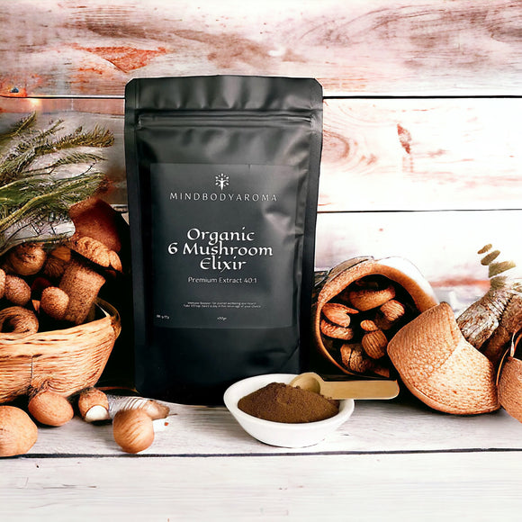 Premium Organic 6 Mushroom Elixir (100g)