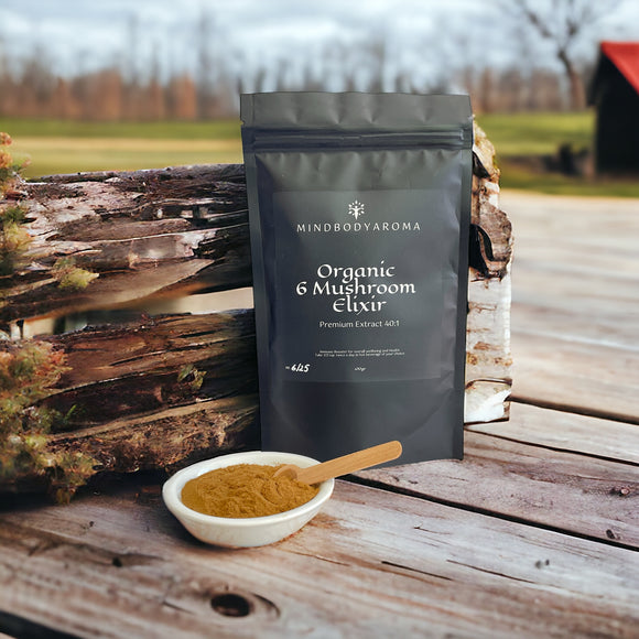 Premium Organic 6 Mushroom Elixir (100g)